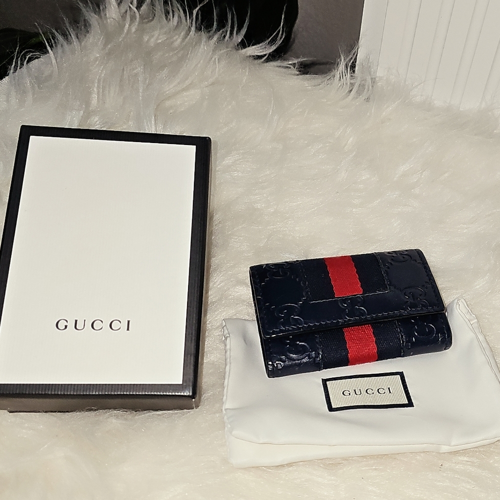 Authentic Gucci Key Case Sherry Line - Picture 3 of 16